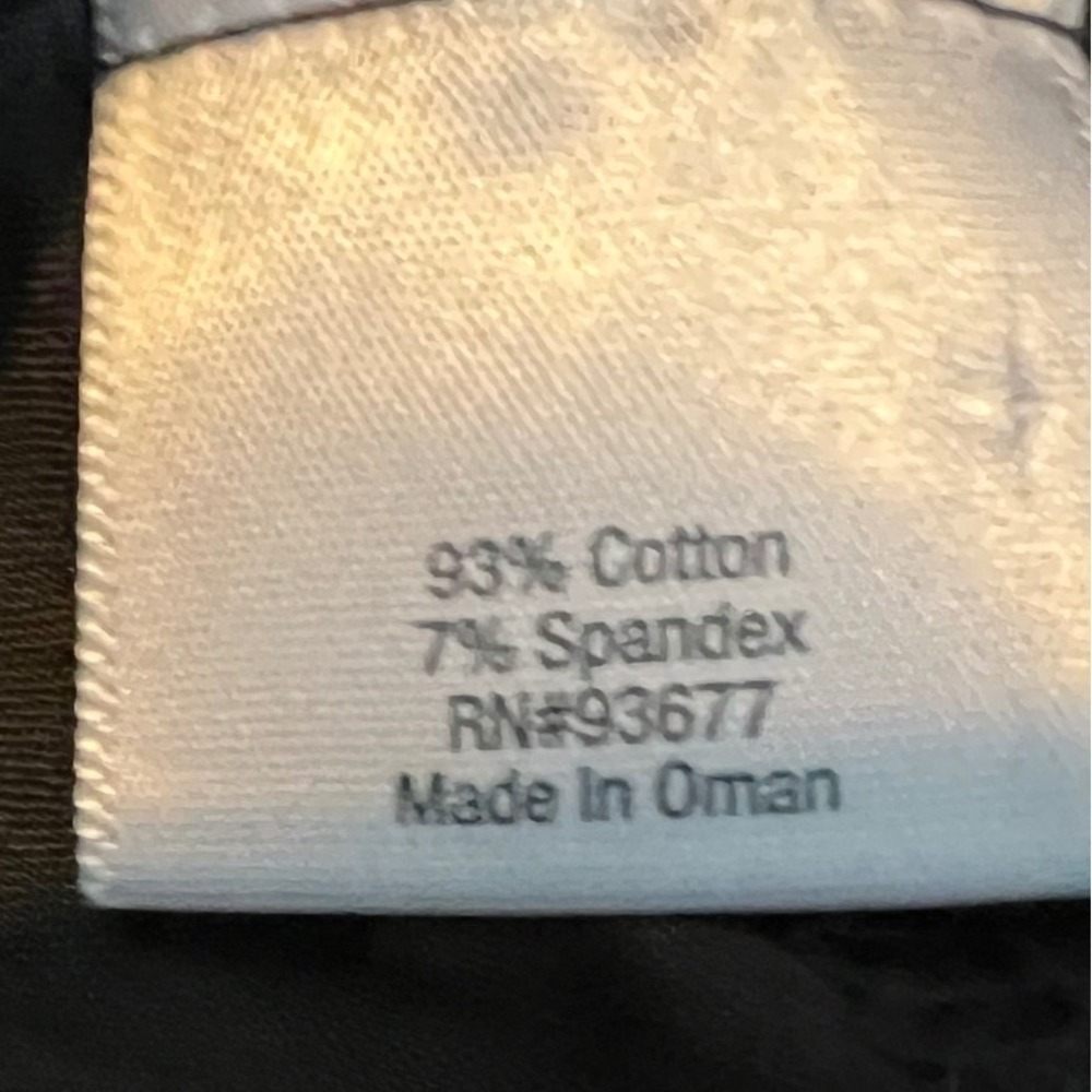 St Johns Bay Womens Black Straight Leg Stretch Cotton Pants Size 10 RN93677 - Picture 6 of 7